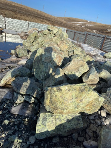 Камни для ландшафтного дизайна зелёные 10-60 килограмм купить в Наро-Фоминску